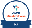 Avvo Client's Choice DUI 2014